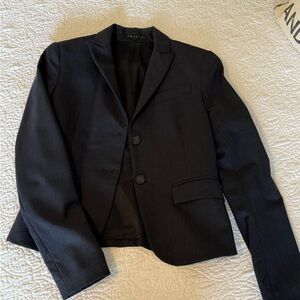 Theory Charcoal Stretch Blazer Size 2